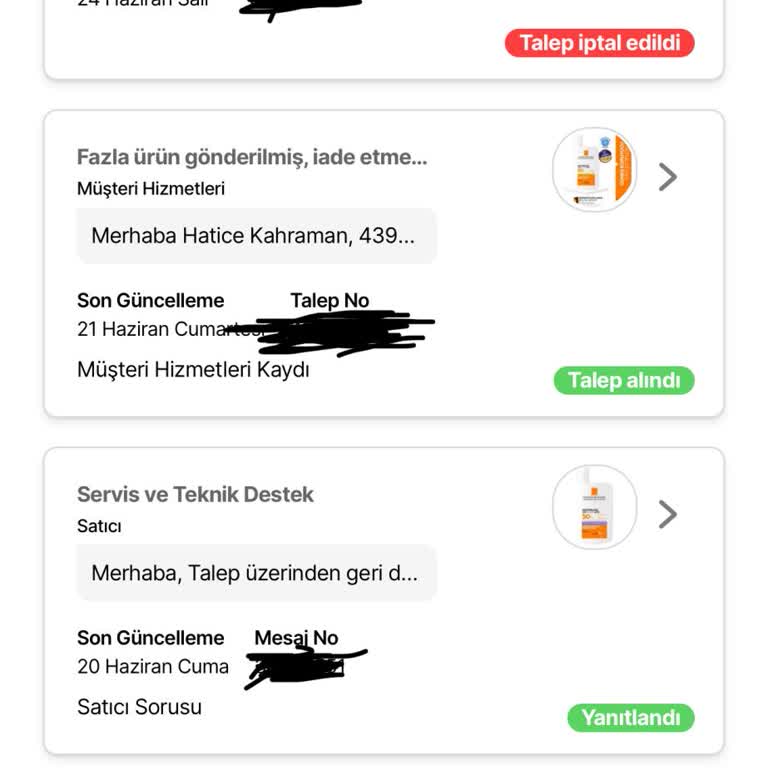 Yanlış Ürün Teslimatı Ve Yetersiz Destek Süreci Mağduriyeti