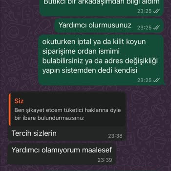 Sipariş İptali Ve Para İadesi Talebim Reddedildi