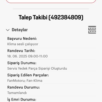 Arçelik Klimada Sürekli Fan Motoru Arızası Ve Değişim Talebi