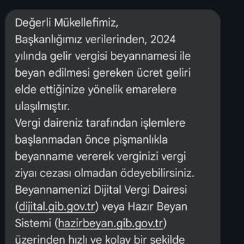 GİB'den Anlamsız Mesajlar Vatandaşları Endişelendiriyor