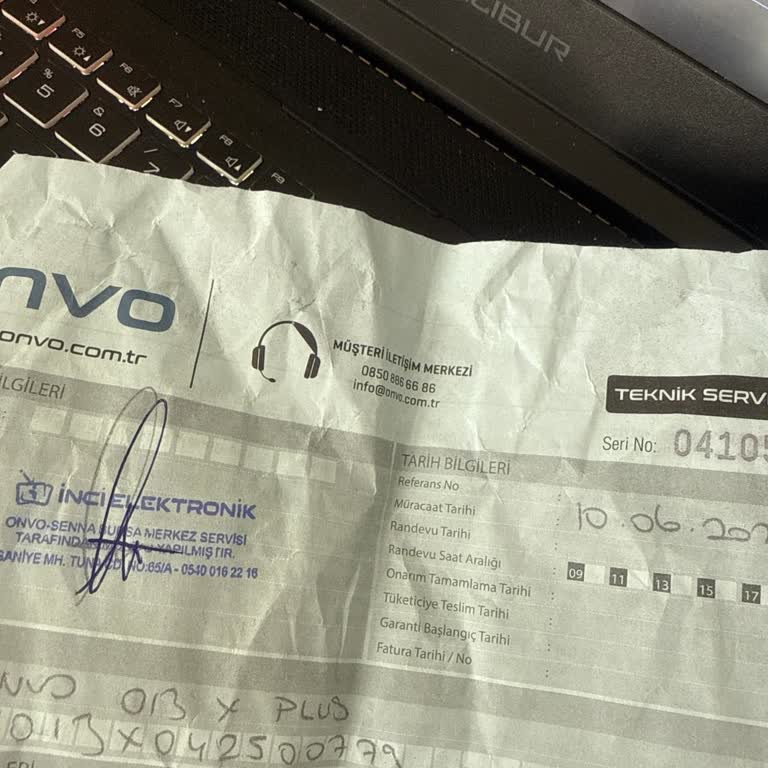 Onvo Scooter Teknik Servis Sürecinde Yaşanan Parça Ve Destek Sorunları
