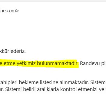 VFS Global Destek Birimi Mail Adresi Hatasını Düzeltmiyor