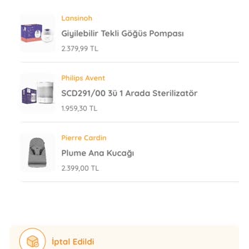 Siparişim Sebepsiz İptal Edildi Fiyat Artırıldı Bilgi Verilmedi