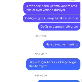 Defolu Ürün İçin Dönüş Yapılmıyor, Mağduriyetim Giderilmiyor