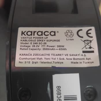 Dikey Süpürgem Kendi Başına Durmuyor, Mağduriyetimin Giderilmesini İstiyorum