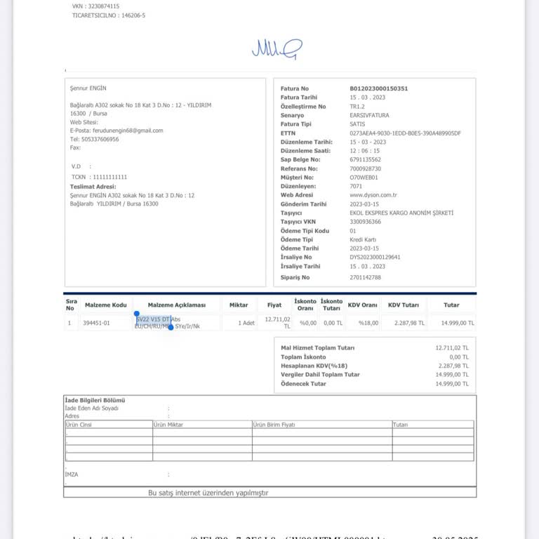 Dyson Şarjlı Süpürgede Arıza Sonrası Müşteri Hizmetleri İlgisizliği