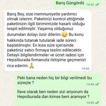 Kargo Hasarı Sonrası Ücret İadesi Gecikiyor, Kart Limitim Haksız Yere Bloke Edildi