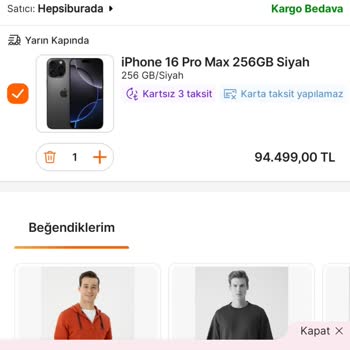 Hepsiburada Kampanya Fiyatı Sepette Geçerli Olmadı