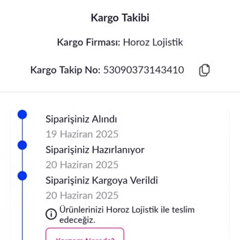 Horoz Lojistik Teslimat Gecikmesi Ve Yanıltıcı Bilgilendirme