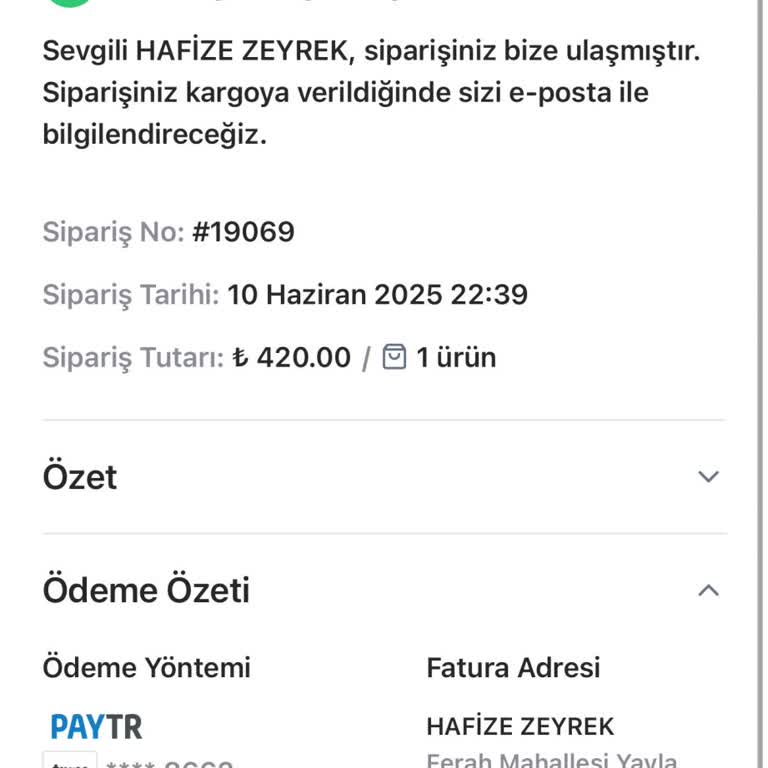 Siparişim Uzun Süredir Kargoya Verilmedi, Mağduriyetim Giderilsin