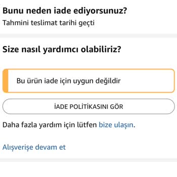 Amazon'da İade Sürecinde Yaşanan Tutarsızlık Ve Mağduriyet