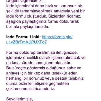 İptal Edilen Kayıt İçin Para İadesi Yapılmıyor