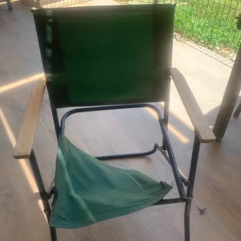 Kamp Sandalyesi Kısa Sürede Yırtıldı Firma Dönüş Yapmıyor