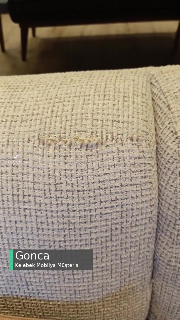 Kelebek Mobilya Aldığım Koltuk Takımı Sorunlu videonun kapak resmi