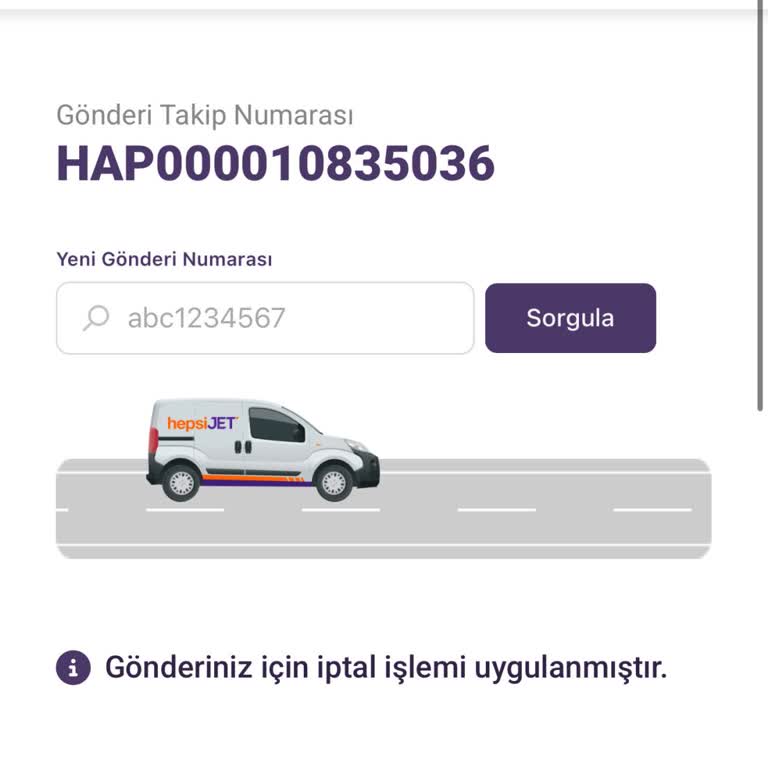 Hepsijet Kargo Dağıtım Yapmadan Siparişimi İade Etti, Mağdur Edildim