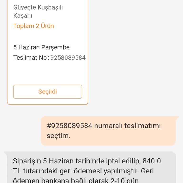 İptal Edilen Siparişin Para İadesi 19 Gündür Yapılmadı, Çözüm Bekliyorum
