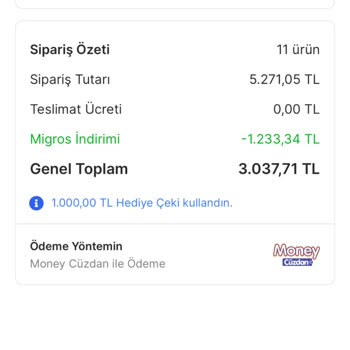 Migros Kampanya Alışverişim Sisteme Yansımıyor