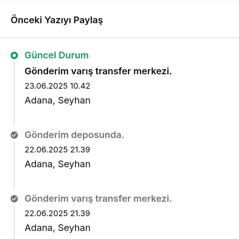 PTT Kargo Gültepe Mahallesi'ne Teslimatta Sürekli Gecikme Yaşıyorum
