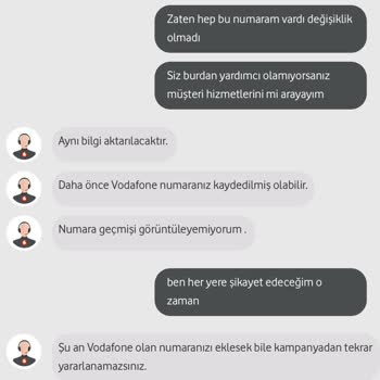 Vodafone'da Haksız İndirim İptali Ve Yanlış Bilgilendirme