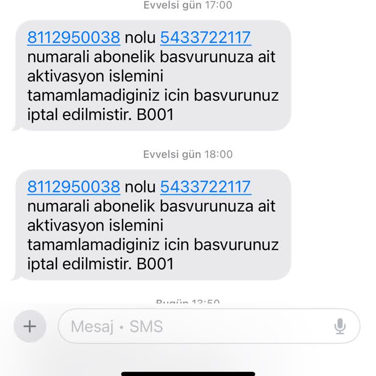 Taşıma Süresi Yanlış Bilgilendirme İle Hattım Taşınmadı
