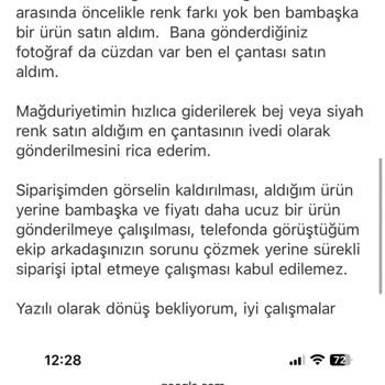 Siparişim Stok Hatası Nedeniyle Keyfi İptal Edildi, Bilgilendirme Yapılmadı