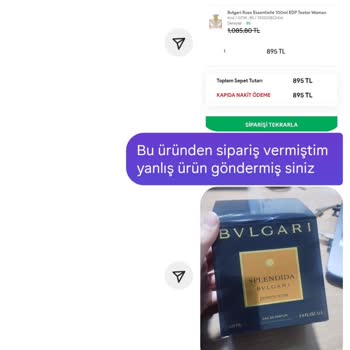 Yanlış Gönderilen Parfüm Ve İade Sorunu