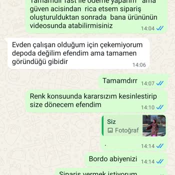 WhatsApp Üzerinden Alınan Abiye Ürünüm Gönderilmedi Param İade Edilmiyor