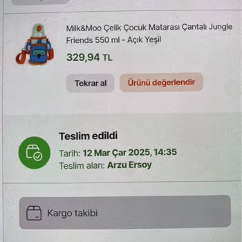 Paslanmaz Çelik Matara Paslandı, İletişime Dönüş Yapılmıyor