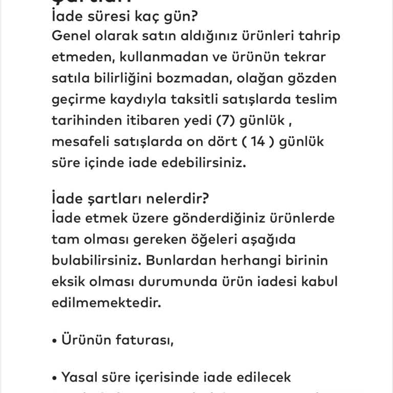 Reeder İade Talebinin Kabul Edilmemesi Ve Yetersiz Müşteri Hizmetleri