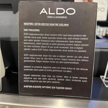 Aldo Mağazasında Yanıltıcı Satış Ve İade Sorunu Nedeniyle Mağduriyet