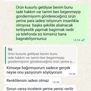 Kusurlu Lens Ve Saygısız Firma Yetkilisi