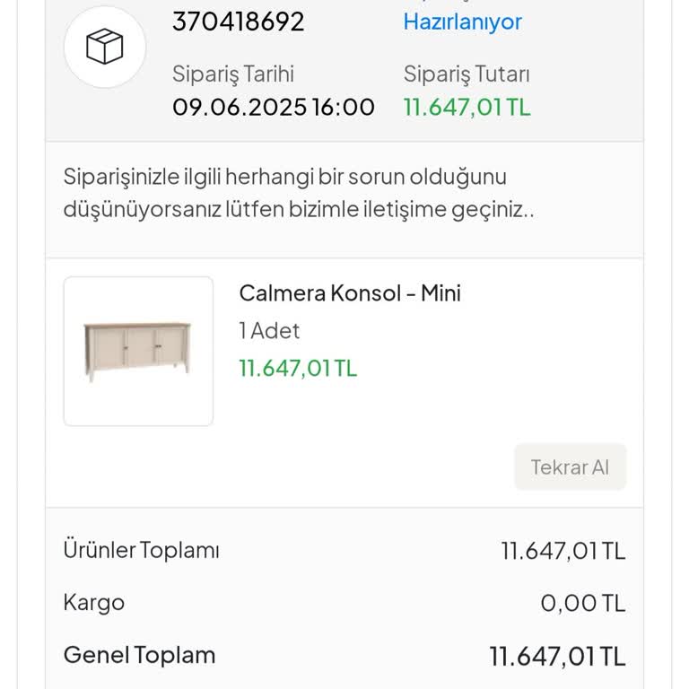 Sipariş İptali Sonrası İlgisiz Müşteri Hizmeti