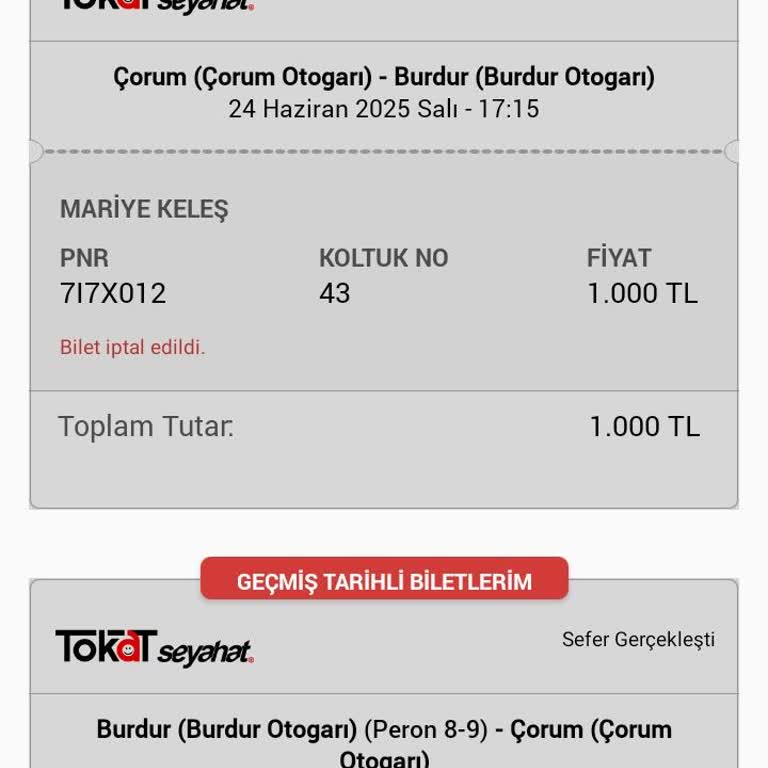 Bilet İptalinde Haksız Kesinti Ve Bilgilendirme Eksikliği