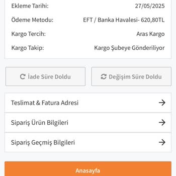 Siparişim Ne Geldi Ne De Muhatap Bulabildim