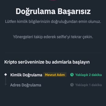 Binance TR Kripto Platformunda Kimlik Doğrulama Sorunu Ve Para Çekememe