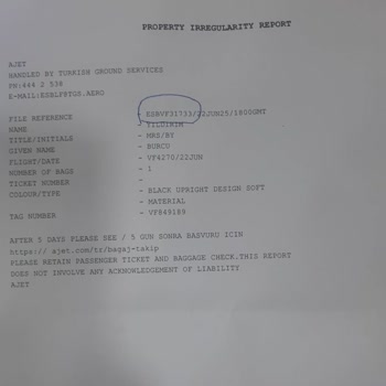 Ajet İle Bilet Ve Valiz Mağduriyeti Yaşadık İlaçlarım Da Kayboldu