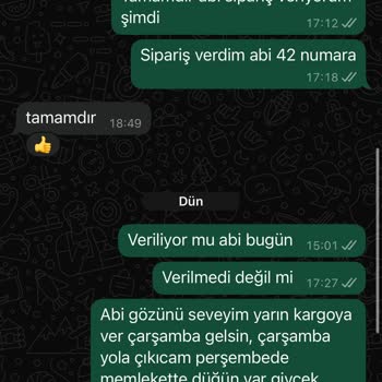 Sipariş Verdiğim Ayakkabı Teslim Edilmedi Ve İletişim Sağlanamıyor