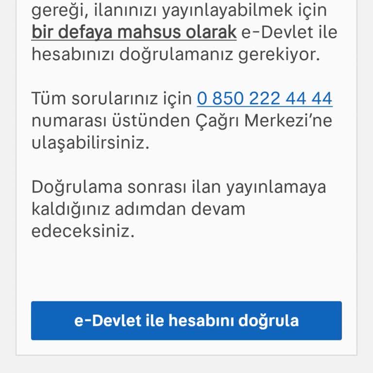E-Devlet Zorunluluğu Satışımı Engelliyor