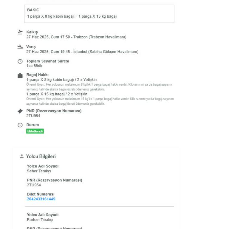 Aynı Rezervasyon İçin İki Kez Ücret Çekildi Çözüm Sunulmadı