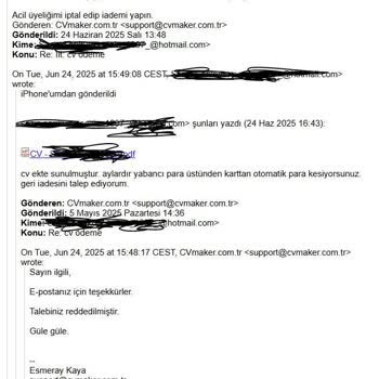 Habersiz Otomatik Çekim Ve İptal Sorunu