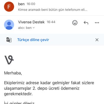 Ürün Teslim Edilmedi, İletişim Sağlanmadı Ve Ek Ücret Talep Edildi