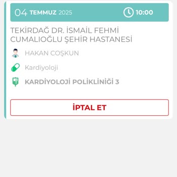 Sürekli İptal Edilen Randevular Nedeniyle Annemi Muayene Ettiremiyorum