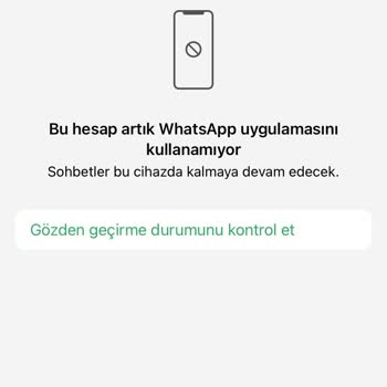 Whatsapp Grup Kurma Sonrası Hesabım Kapandı, Mağduriyetim Giderilmiyor