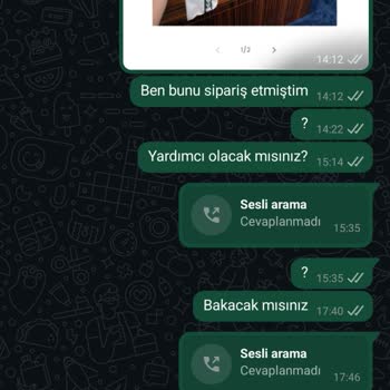 Siparişimde Yanlış Renk Gönderildi Ve İletişim Sağlanmadı