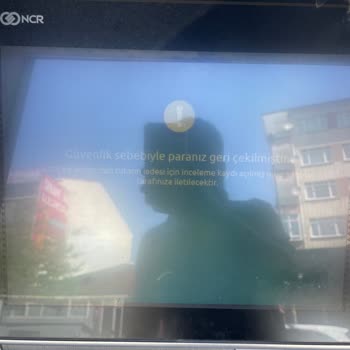 ATM'de Sıkışan 8400 TL'min Hala Hesabıma Yatırılmaması