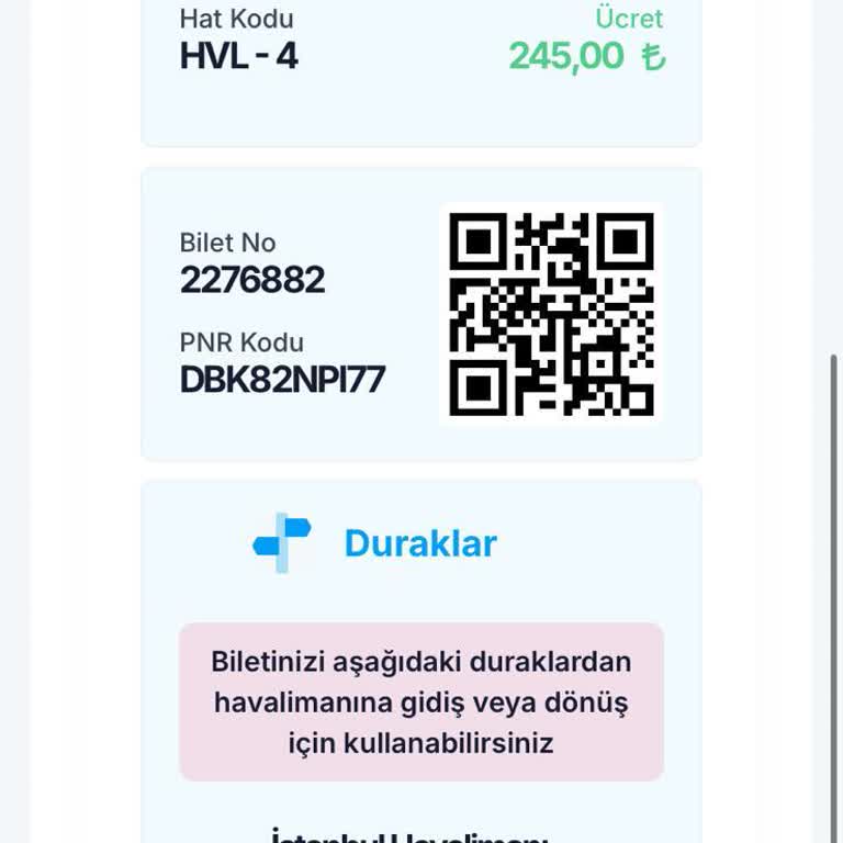 Havaist'ten Alınan Biletle Araca Binilememesi Ve İade Sorunu