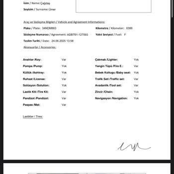 Kiraladığımız Araçta Fren Arızası: Can Güvenliğimiz Tehlikeye Atıldı