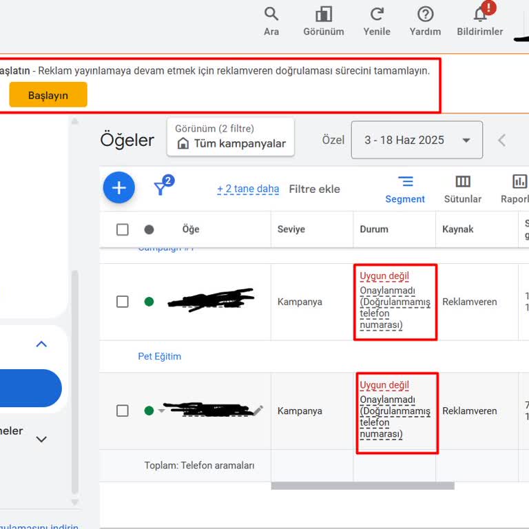 Google Hesabım Askıya Alındı Belgelerim Ve Telefon Numaram Onaylanmıyor