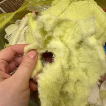 Yeşil Müslin Örtü Bebek Kıyafetlerini Tüy İçinde Bıraktı