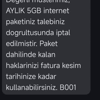 Türk Telekom Paketimi İptal Edemiyorum Sürekli Yenileniyor